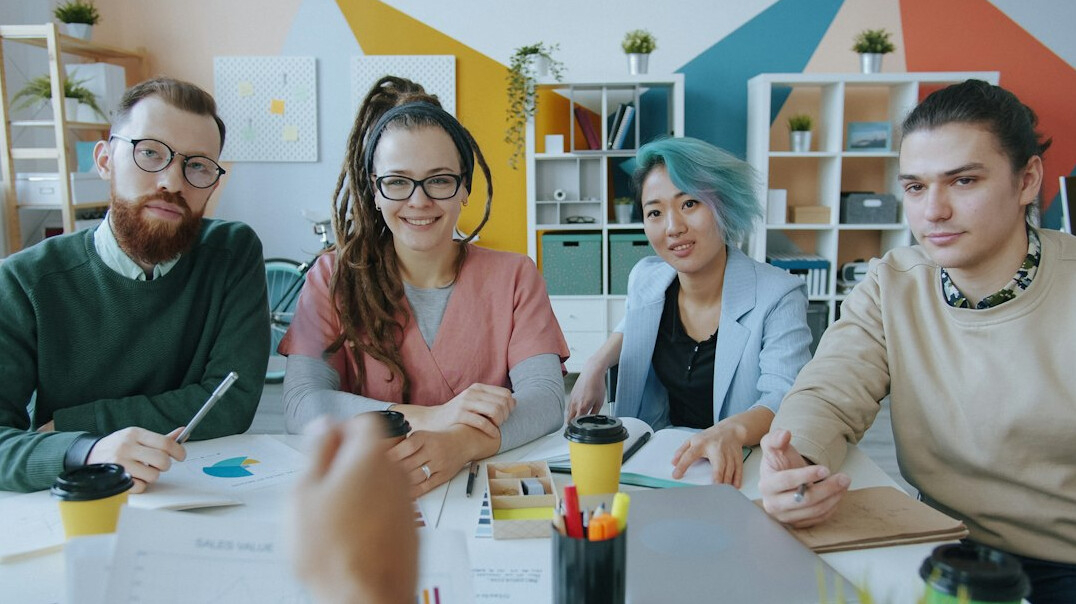 diverse business team